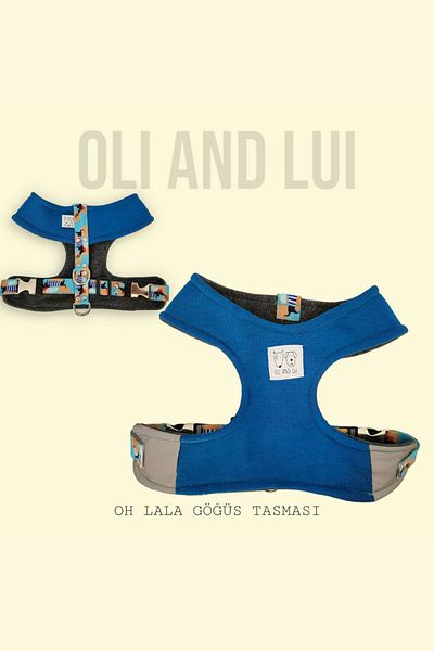 Oli and Lui ياقة صدر للكلاب من Oh Lala
