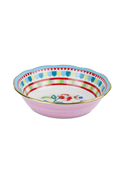 Baci Milano Mamma Mia Pembe Desenli Kase 18 Cm X 6,5 Cm