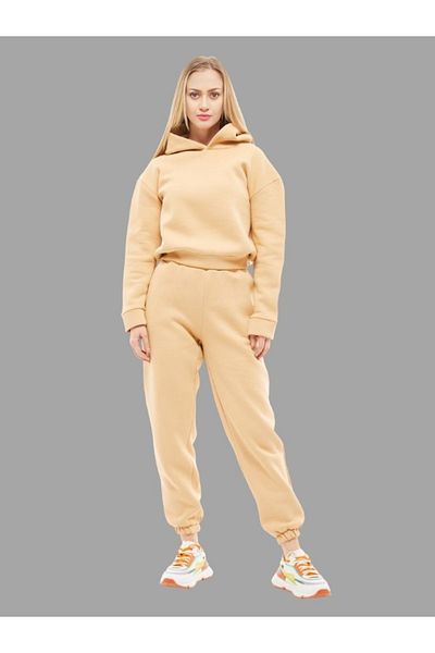 lovebox Cotton Hooded Women's Tracksuit Set - Skinny Leg, Three Thread - 402