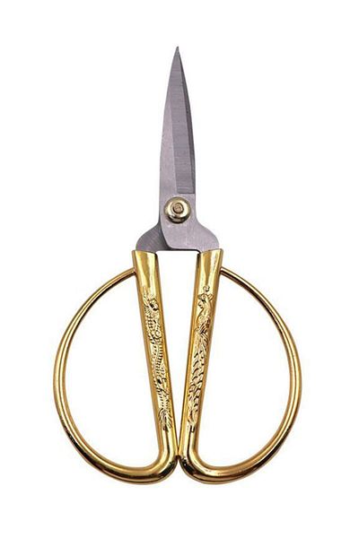 hemdemhediyelik Promise Ribbon Engagement Scissors Gold Color Ribbon Cutting Scissors Luxury Scissors
