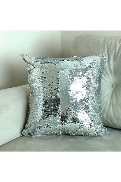 YILMAZHOME Sequined Decorative Throw Pillow Cover
