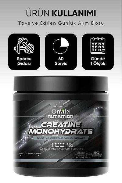 Onvita 5000 Mg Nutrition Creatine Monohydrate