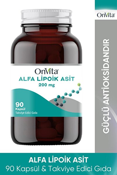 Onvita Alfa Lipoik Asit 200 Mg 90 Kapsül