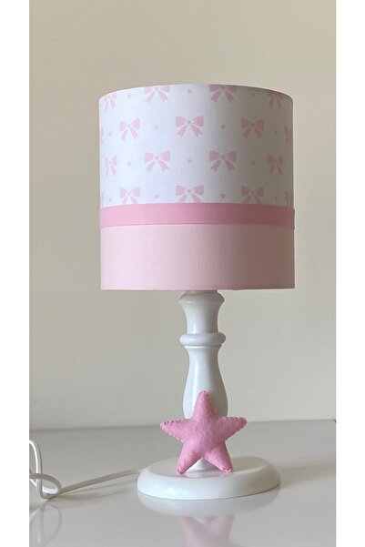 Leobabyroom غرفة أطفال بيضاء منقوشة بشريط وردي - تصميم عاكس الضوء