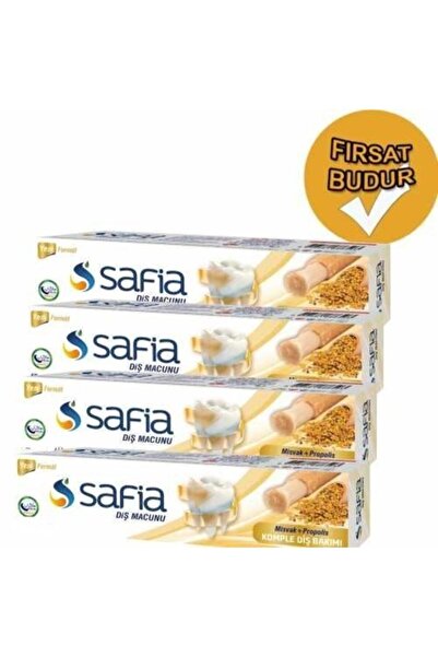 Safia Misvak Diş Macunu 100ml gr 4,lü Set