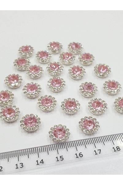 CRYSTALSHOP Stone Daisy - 10mm Pink (50 PIECES)