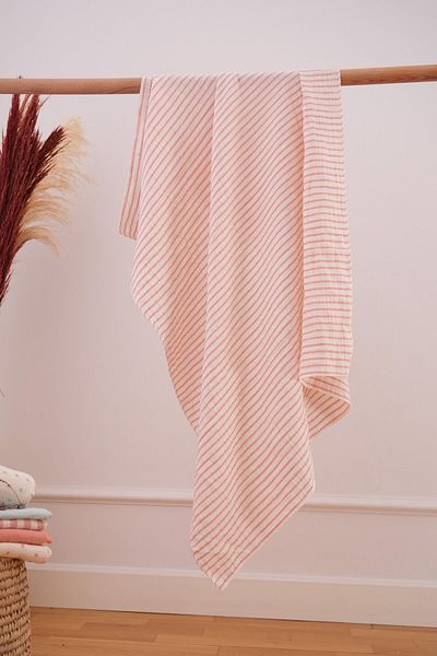 Bondberro 3 Pieces 100% Cotton Muslin Blanket - 2 Layers, Organic Oeko-teks Certified, 80 X 80 Cm