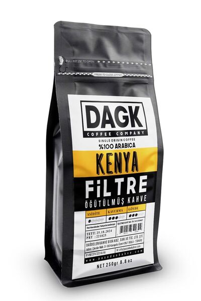Dagk Filtre Kahve Kenya 250gr Öğütülmüş