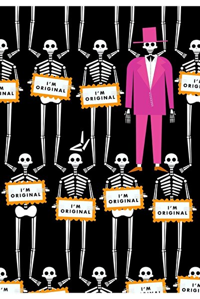 Olgun Kaşıkçı The Originals, 50x70, Dijital Ilüstrasyon, Dokulu Kağıt