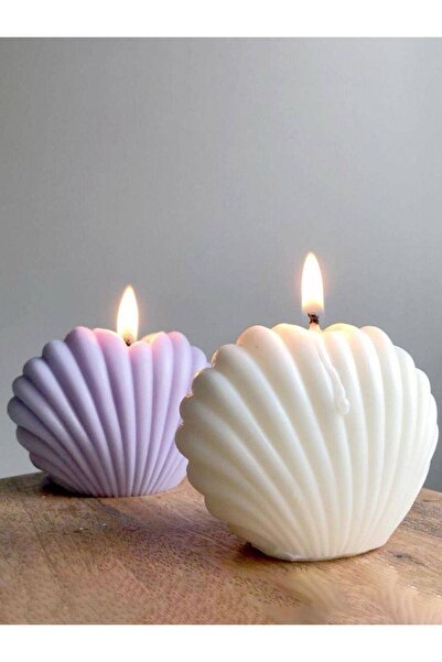Funn Atelier İstiridye Desenli Dekoratif Mum