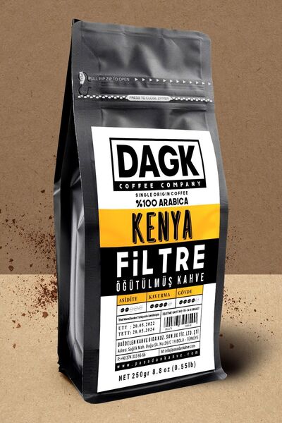 Dagk Filtre Kahve Kenya 250gr Öğütülmüş