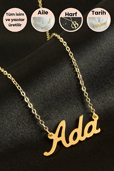 Bijuteri Net Ada isimli kolye (Kişiye Özel)