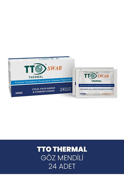 TTO Swab Eye Wipes 24 Pack (Tea Tree Oil)