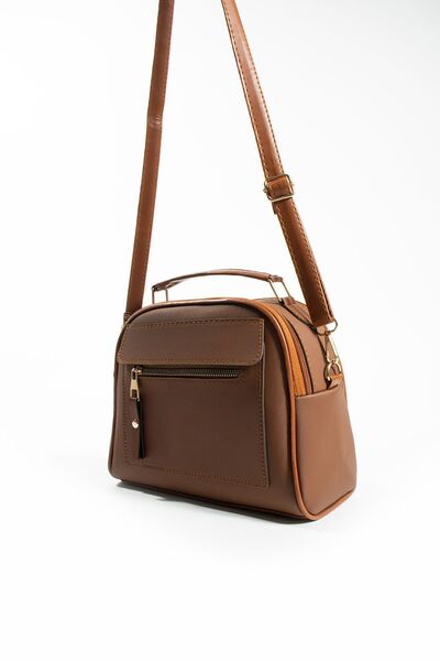 İAMBTŞY Dámská crossbody kabelka se 3 přihrádkami a stylovým designem na míru do ruky a přes rameno