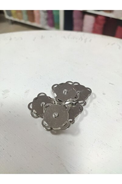 NAR YÜN EVİ Dikilebilir Çanta Çıtçıtı Gümüş Adet