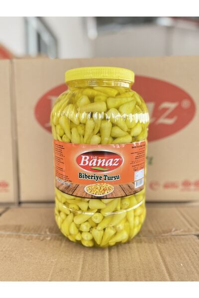 veli banaz Biberiye Turşu (ACI TOP BİBER) 5 Kg