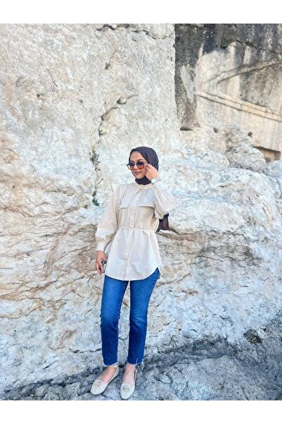 W WARGA Αντιανεμικό τουνίκ με κορδόνια στη μέση