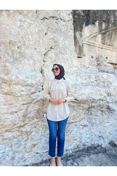 W WARGA Waist Lace-up Windbreaker Tunic