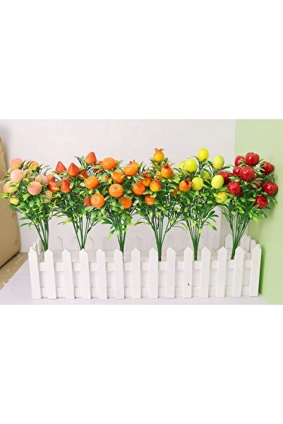 RUZGARCİCEK Buchet de fructe mixte pentru aranjamente florale artificiale Win...