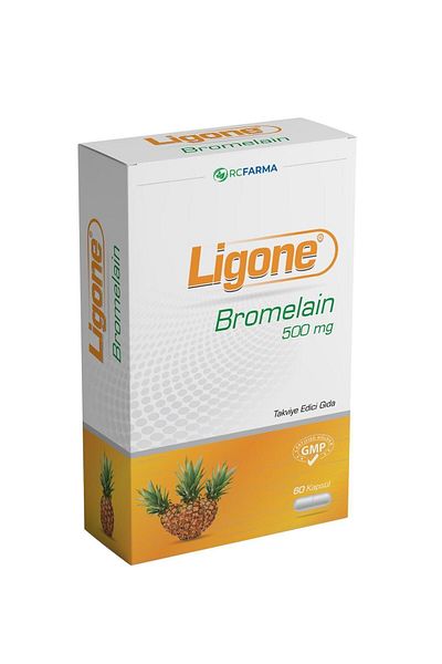 Ligone Bromelain 500 Mg 60 Capsules