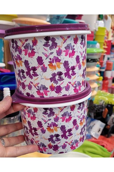 Tupperware Cylinder Storage Container 1.1 Lt 2 Liters