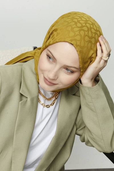 VALORSCARF SAFRAN BLOOM PATTERNED HIJAB SHAWL