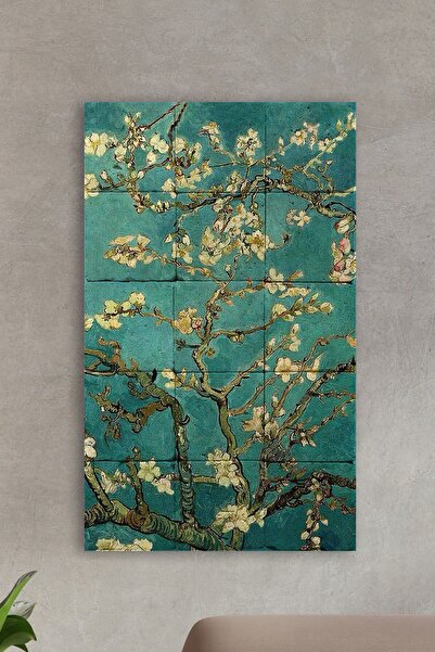 Begoloni Stone Decor Doğal Taş Tablo - Van Gogh Eseri Tablo- Duvar Dekoru 30x...