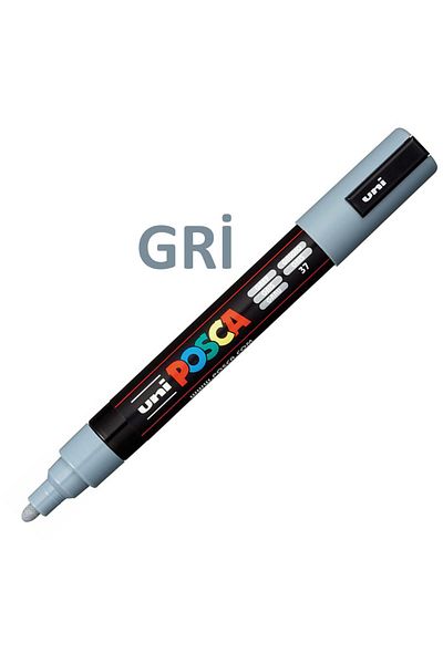 Uni Posca Grey Marker - 5m (1.8-2.5mm) Pc5M Poska