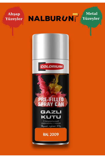 Colorium K7 Ral Renkleri 400 Ml Özel Doldurulmuş Selülozik Mat Sprey Boya Ral...