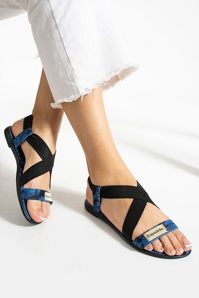 star shoes Elastic Denim Women's Sandals