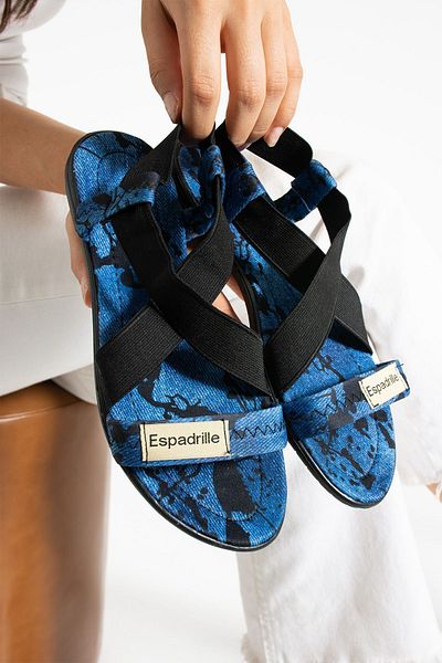 star shoes Elastic Denim Women's Sandals