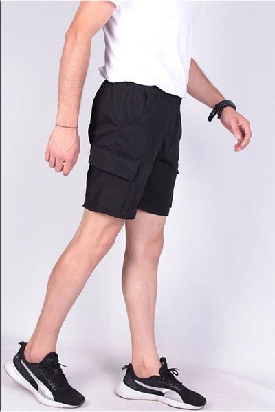 ÇİKOMM Βασικό σορτς Unisex με τσέπες Cargo