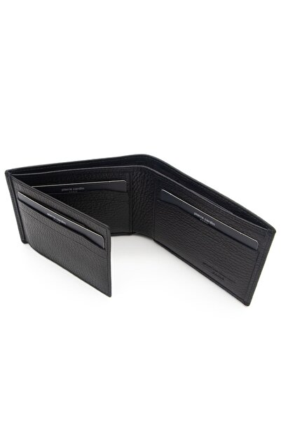 Pierre Cardin Black Leather Floater Men's Wallet - 3234a41