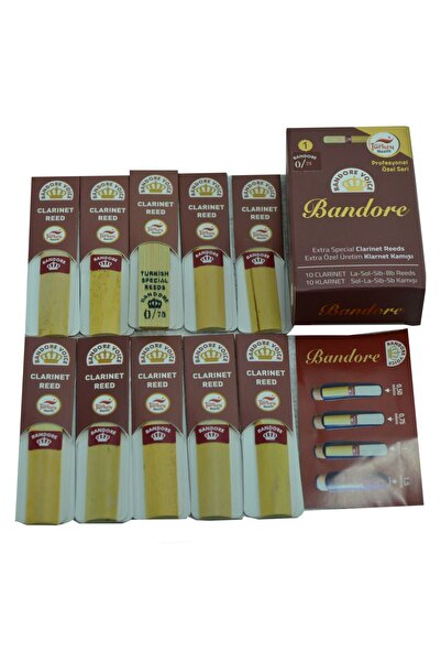 Bandore klarnet kamışI 0,75 numara 10 lu kutu