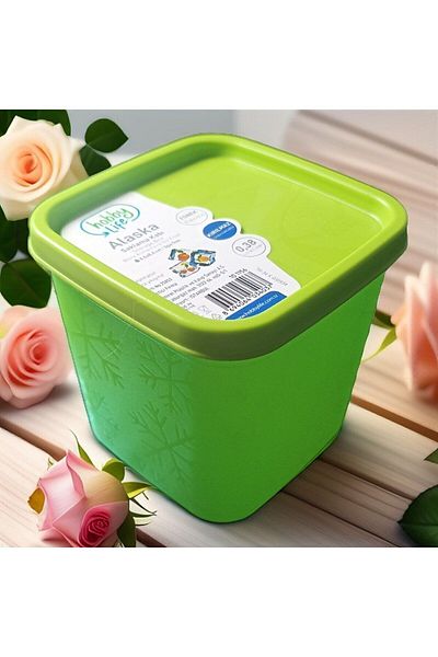 HANK TİCARET 3 Pieces Det Deep Freezer and Refrigerator Storage Container Unbreakable Flexible 380ml
