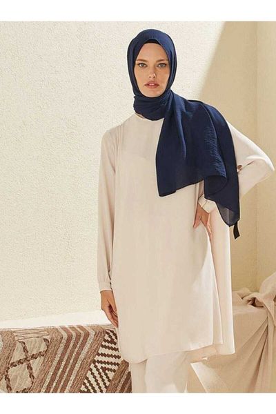 Larissa Scarf Jazz Shawl Navy Blue