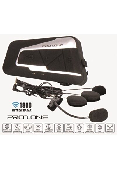 Prozone Kask Kulaklığı Bt Interkom Sistemi Zıt-t9s