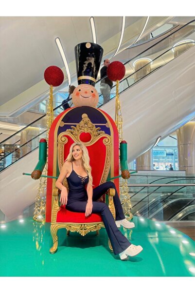 Seja Lacivert Clara İspanyol Paça Tayt