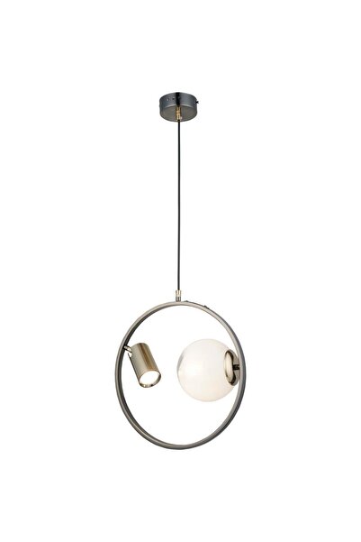 LUCEA MEDO KOBALT 1+1 YUVARLAK AVİZE 1XGU10+1E27