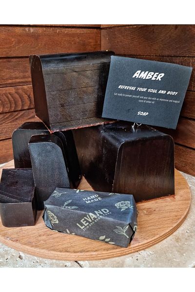 Levand Amber Natural Herbal Soap - 120g Vegan