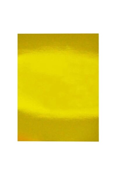 Bigibu Aynalı Metalik Metalize Fon Kartonu Altın Sarı (Gold) 50x70cm 10 Adet