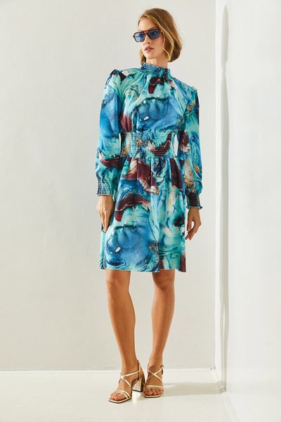 Bianco Lucci Rochie de damă cu modele Gipe - 22101 60251605