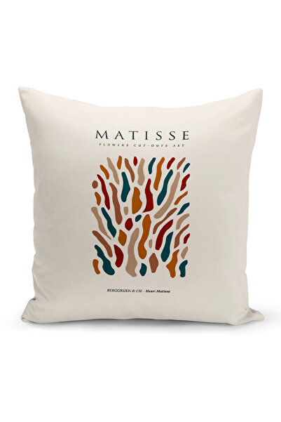 Bertille Home Art Series Double Sided Digital Printed 4-Piece Throw Pillow Case Set (Art Cover Set)