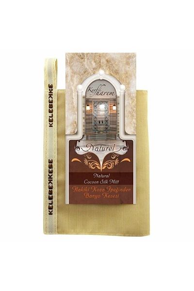 Bursa Tekstil Natural Silk (Silk Mitt Pounch) Butterfly Pouch Bath & Bath Pouch