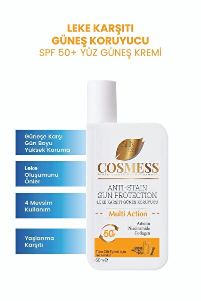 SUN ESS 50SPF LEKE KARŞITI GÜNEŞ KORUYUCU