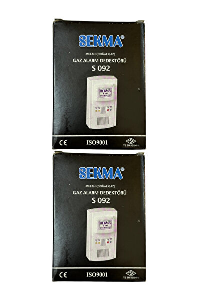 SEKMA Doğal Gaz (Metan) Alarm Dedektörü S-092 (2 Adet)