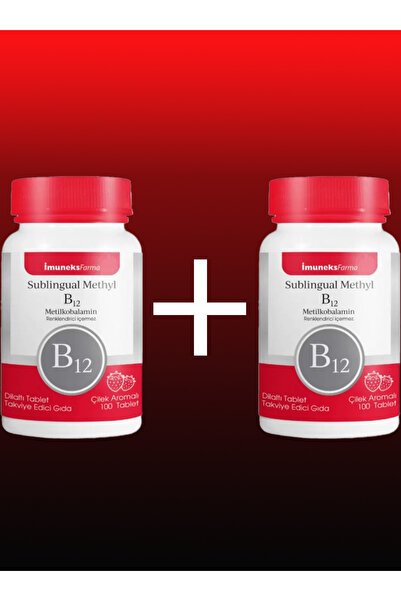 Imuneks İmuneks Sublingual Methyl B12 100 Tablet X2