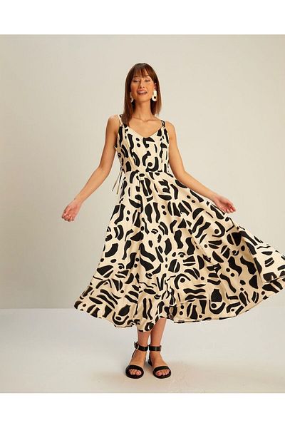Oyer Moda Rope Strap Dress with Pockets