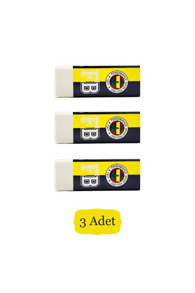 Fenerbahçe Br. 20 PVC bez štampa, velika bela gumica, 3 komada