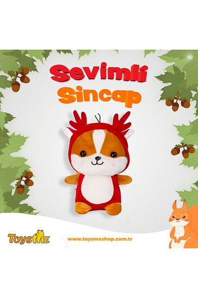 toysme Natural and Cute Plush Toy - Squirrel Model